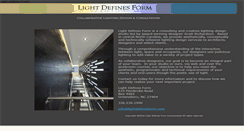 Desktop Screenshot of lightdefinesform.com